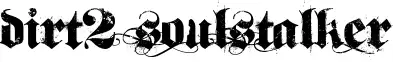 Dirt2 SoulStalker font