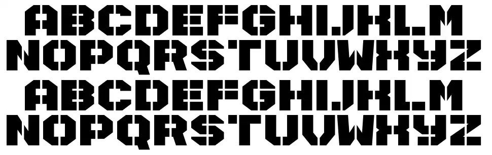 Disarmer schriftart