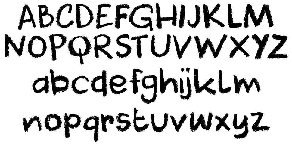 DK Cool Crayon font by Hanoded FontRiver