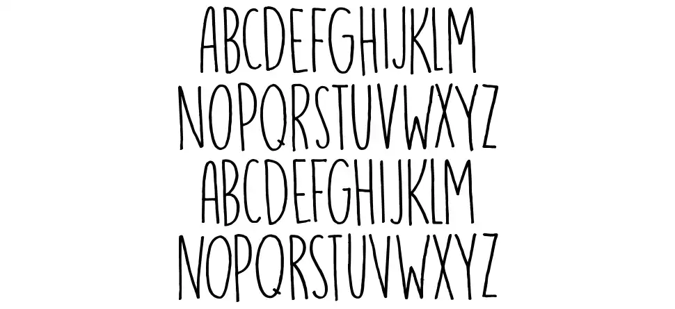DK Running Hipster font