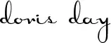 Doris Day font