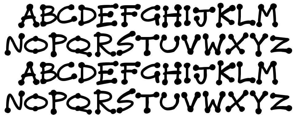 Dot Stick Doodles font