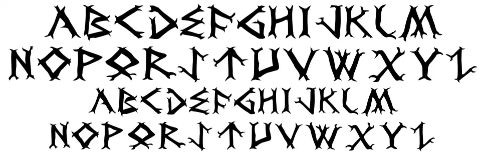 Dragon Order font