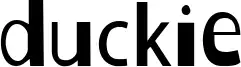Duckie font