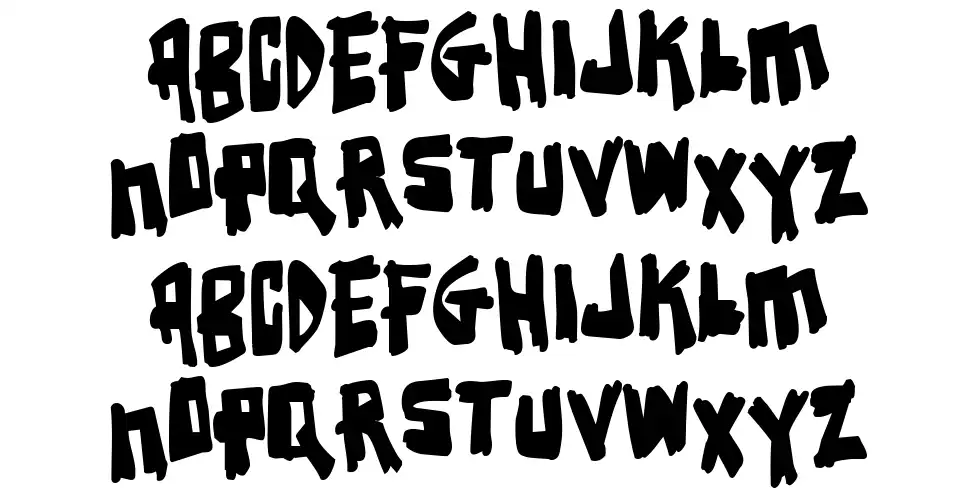 Earthquake font by Pizzadude FontRiver