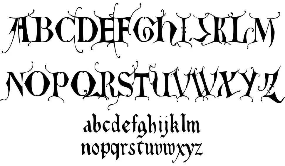 East Anglia font