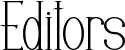 Editors