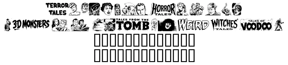 Eerie Pubs Dingbats II fuente