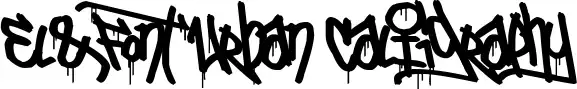 El&Font Urban CalIigraphy