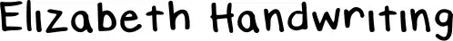 Elizabeth Handwriting