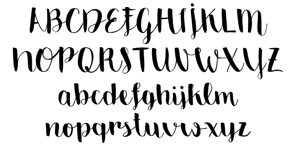 Emily The Brush font