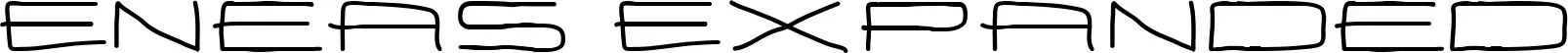 Eneas Expanded font