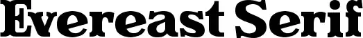 Evereast Serif
