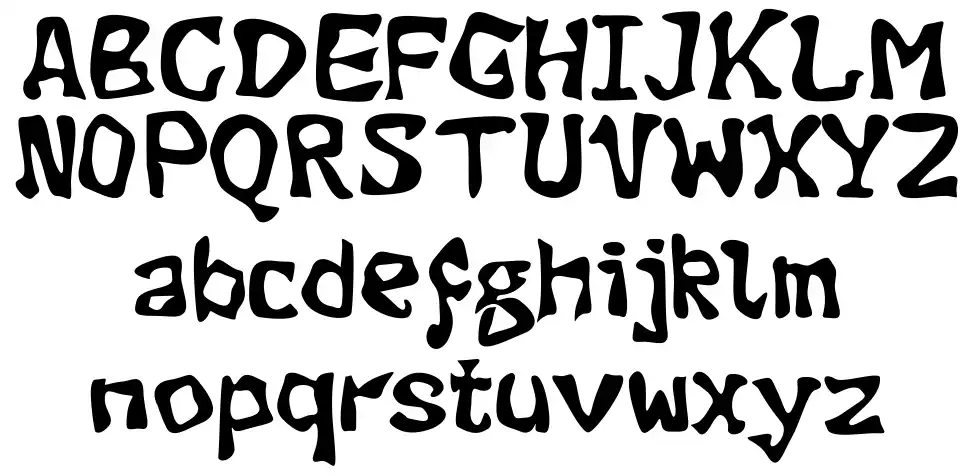 Evil Green Plant font
