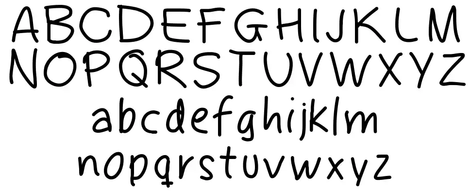 Fingeferanna font