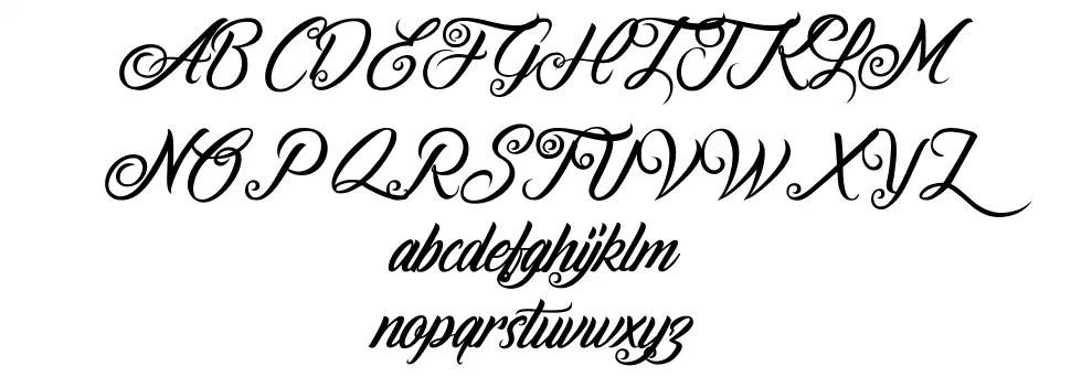 Fire on the Mountain font