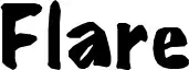 Flare font