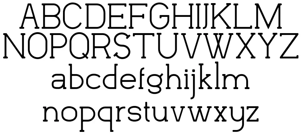 Flatform font