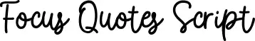 Focus Quotes Script