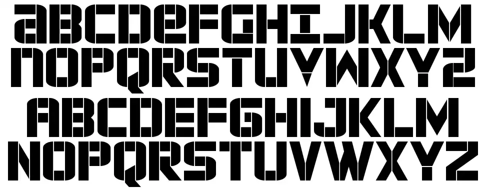 Force Commander schriftart