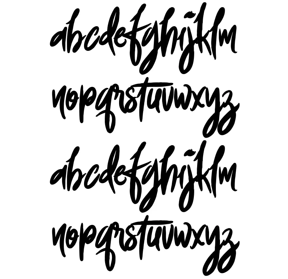 Foxing font