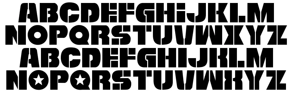 Freedom Fighter font