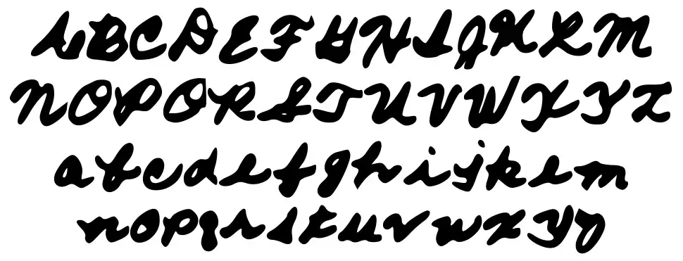 From Moms Hand font