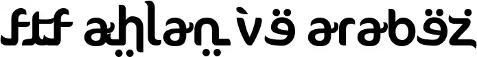 FTF Ahlan Ve Arabez font