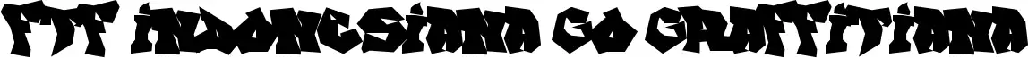 FTF Indonesiana Go Graffitiana font
