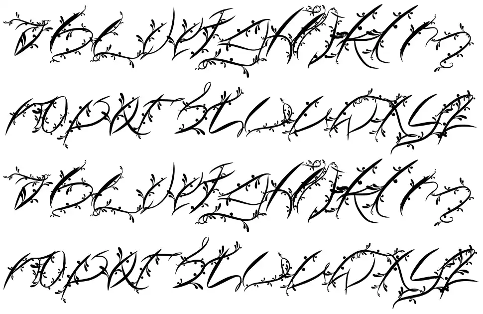 FTF Leafy Lopstonesia font