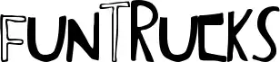 FunTrucks font