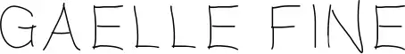 Gaelle fine font