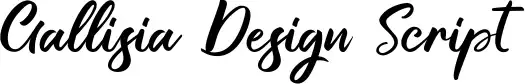 Gallisia Design Script