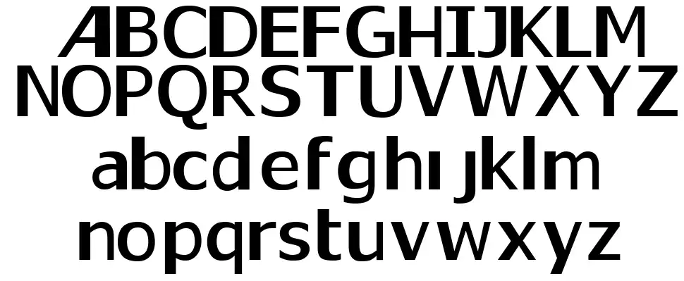 Gaps font