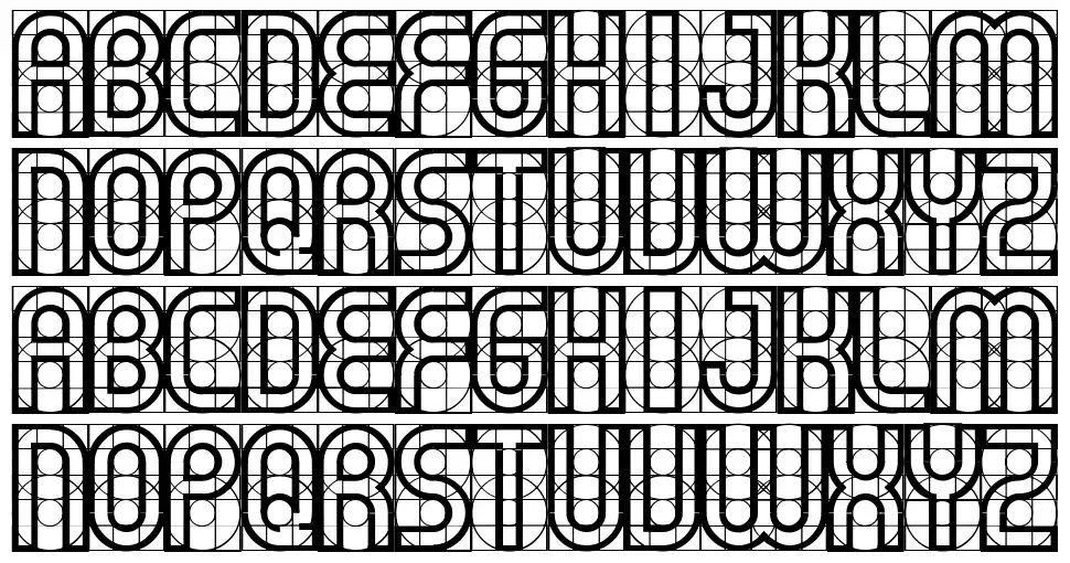 Gear font by BRIDGEco FontRiver