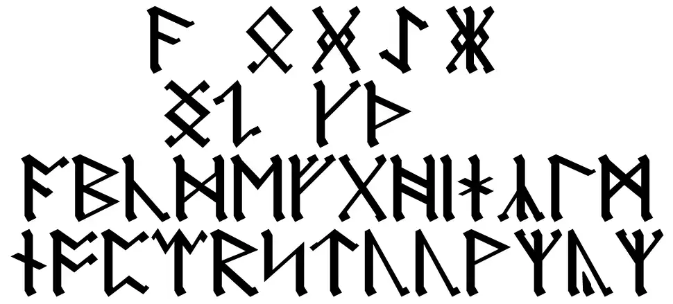 Anglo Saxon Rune Font Free