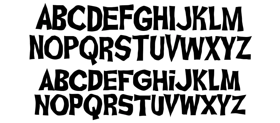Ghoulish Fright AOE font