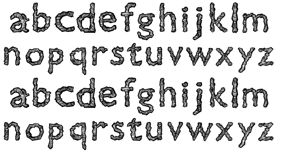 Gill Tree font