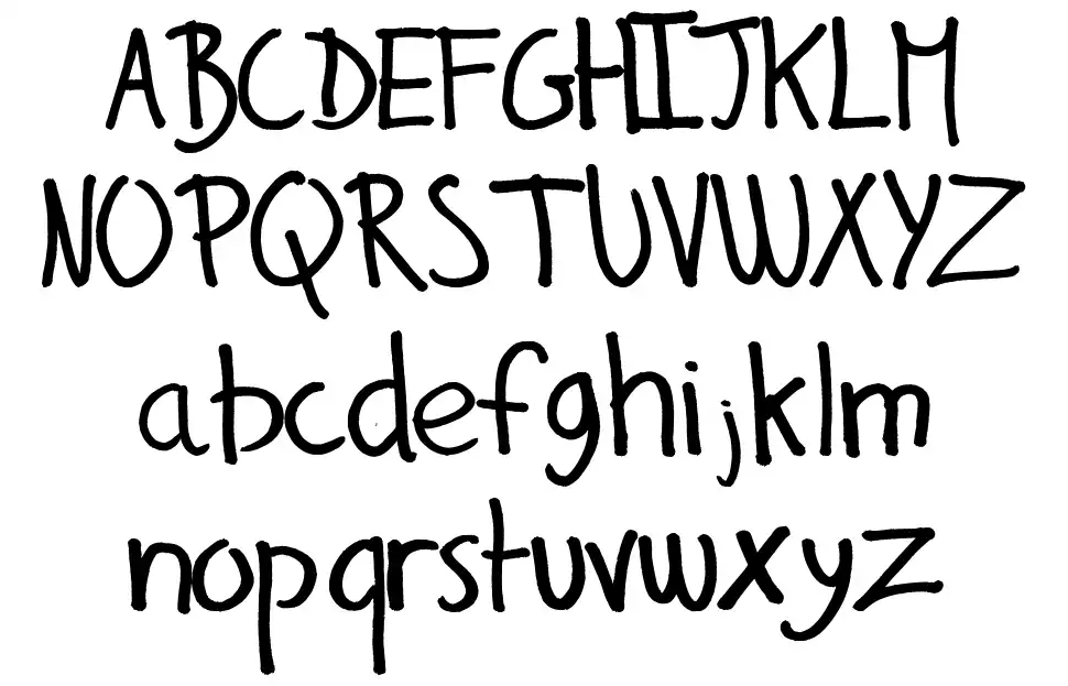 Gilles' Comic Handwriting font
