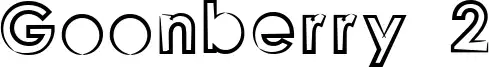 Goonberry 2 font