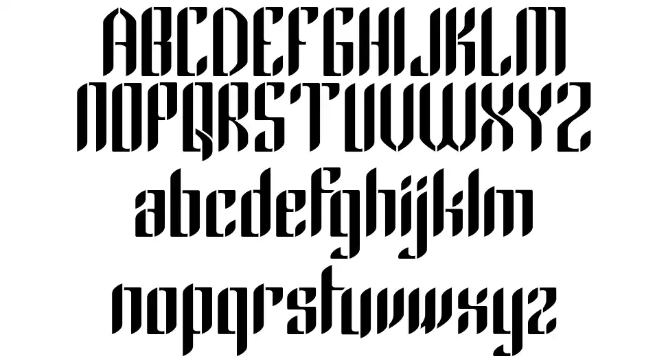 Gothic 45 font