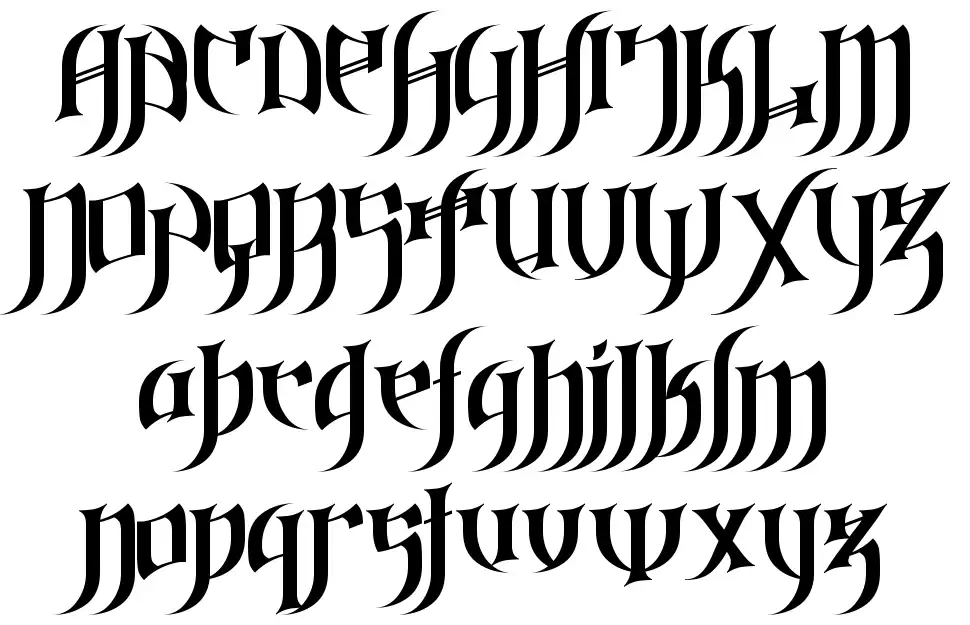 Gothic Love Letters font by Sanguinus Curae - FontRiver