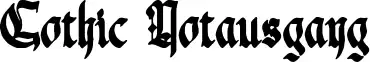 Gothic Notausgang