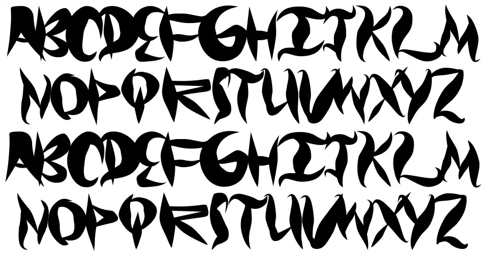 Graffical font