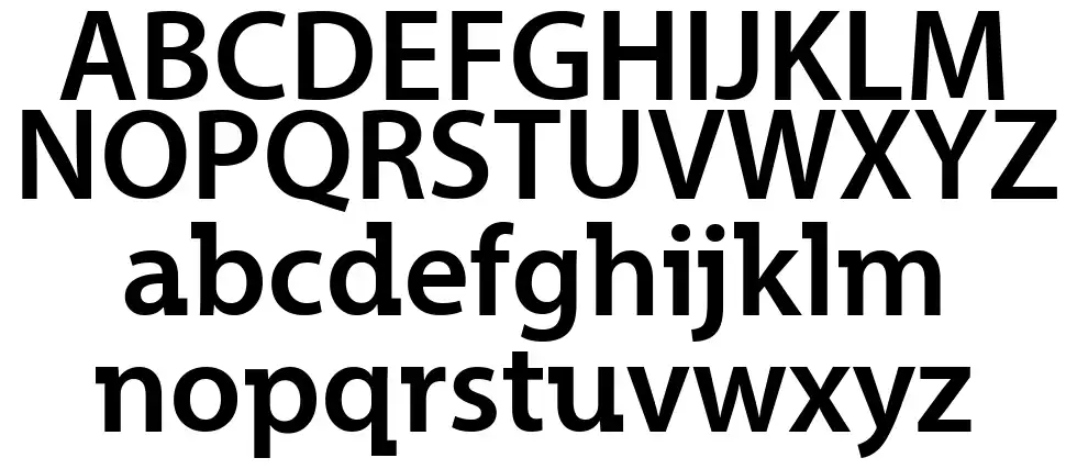 Grandesign Roman font