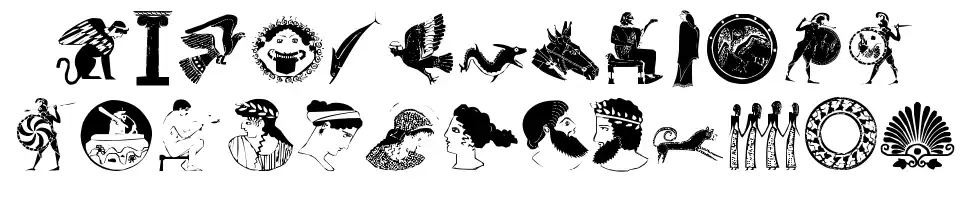 Greek 1 font