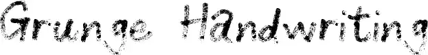 Grunge Handwriting font