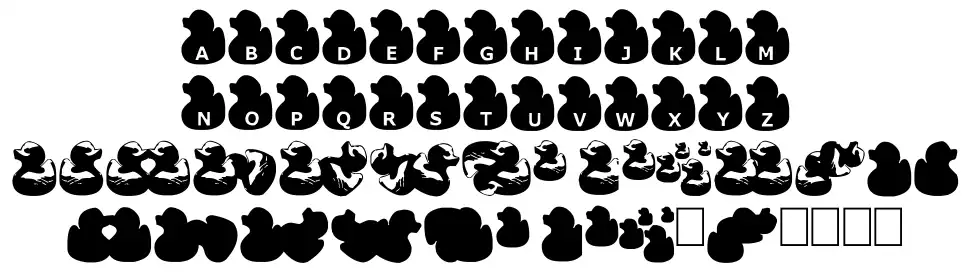 Gugli Ducky Rubber font