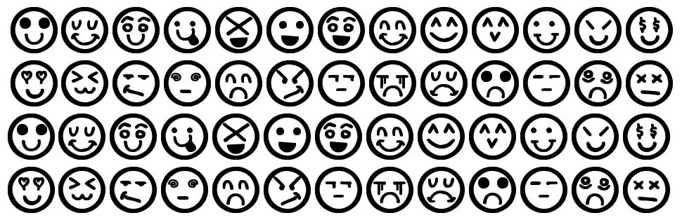 Hand Faces St font