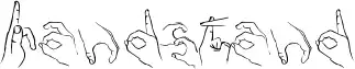Handstand font